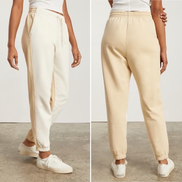 Everlane Pants - Everlane The Track Jogger Sweatpants Organic Cotton French Terry Cream